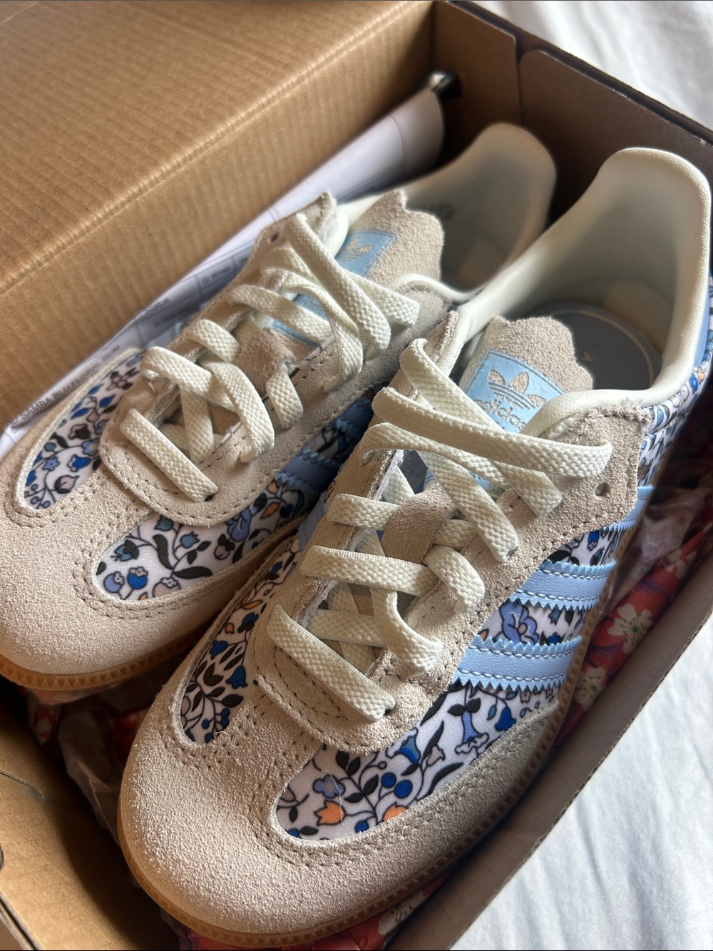 adidas Samba OG x Liberty London "Blue Floral" sneakers - Picture 4 of 4